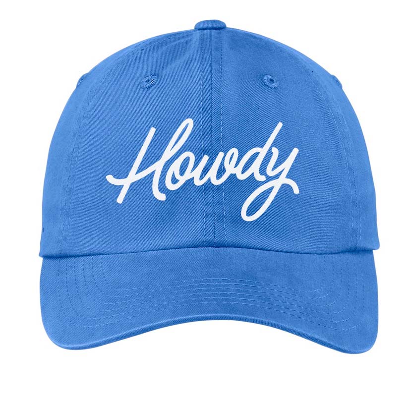 Howdy Cursive Baseball Cap