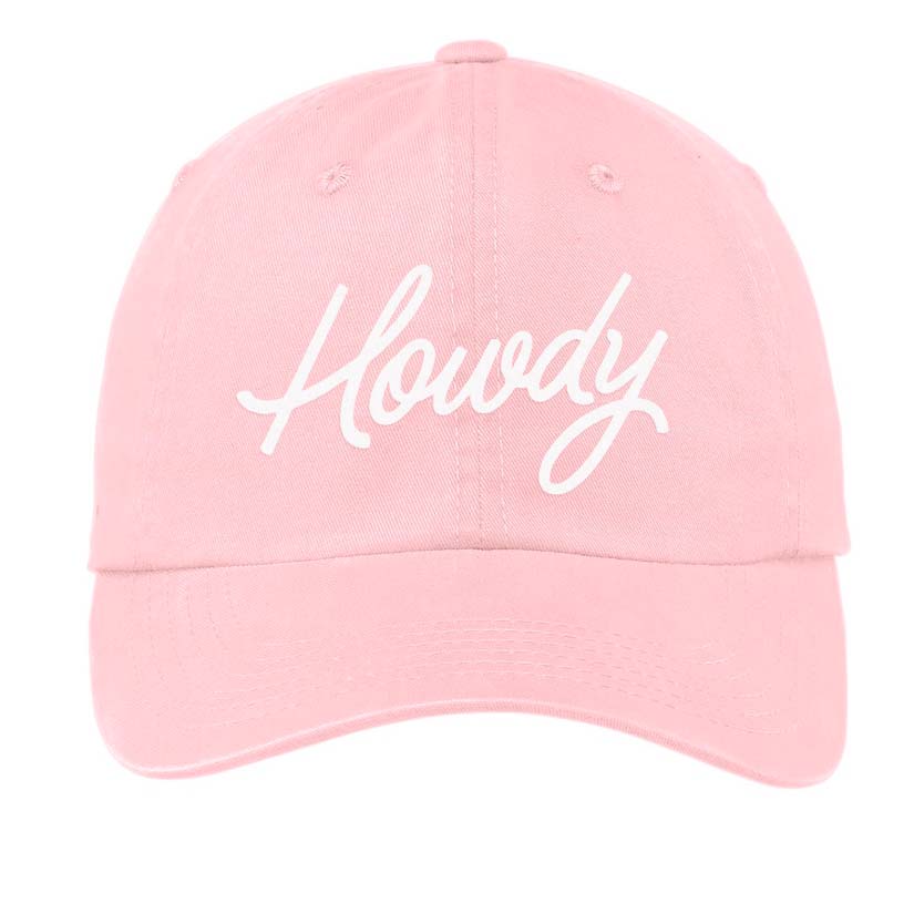 Howdy Cursive Baseball Cap