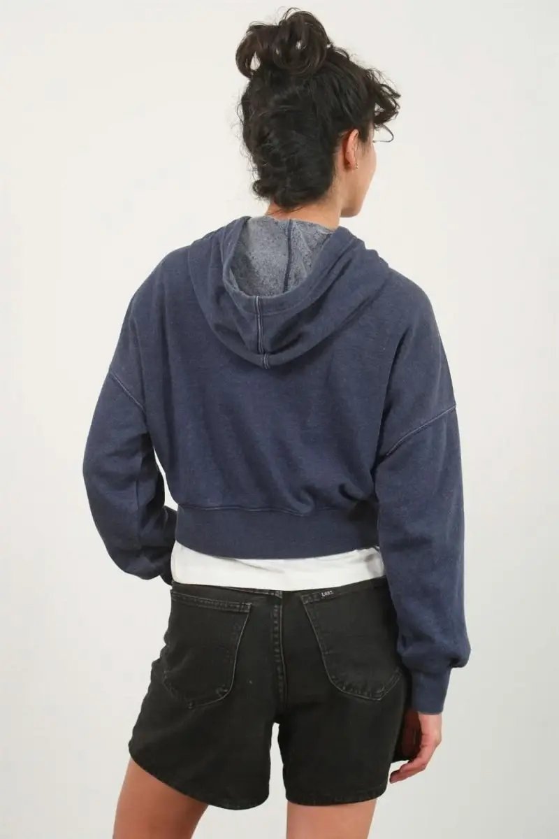Cropped Hoodie - Drop Shoulder - Soft Casual Sweatshirt