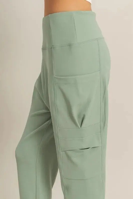 Trendsi High-Waist Sweatpants Women's Lounge & Gym Pants - Pocket Detail, Comfy