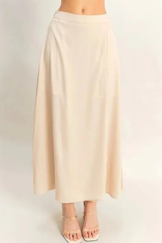 Sleeveless Maxi Skirt Set - Comfortable - Two Piece Outfit