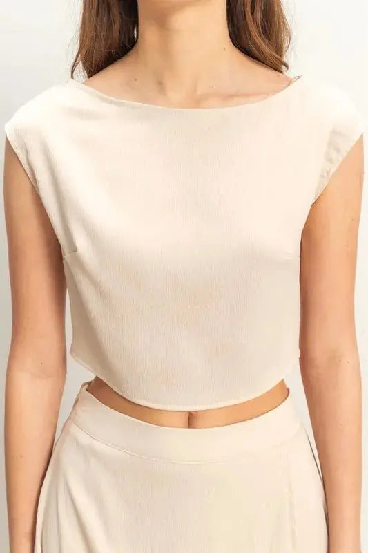 Sleeveless Maxi Skirt Set - Comfortable - Two Piece Outfit