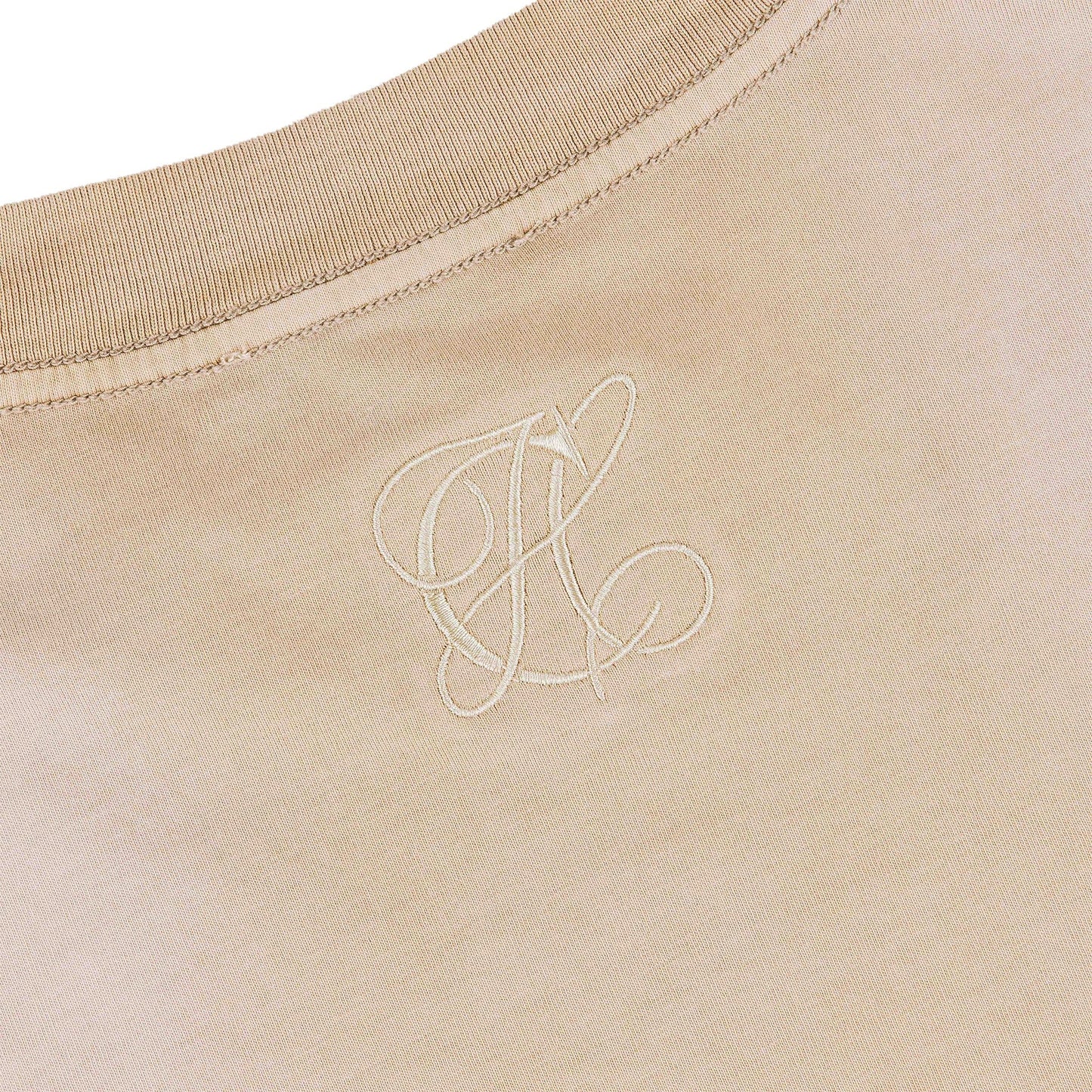 Common Hype Tonal Cropped Tee Vintage Ivory