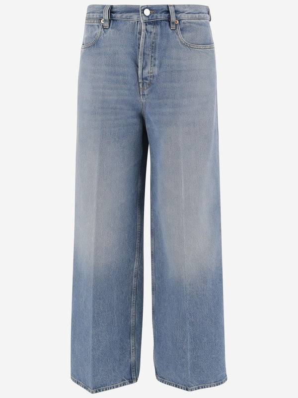 Loose Wide-Leg Jeans