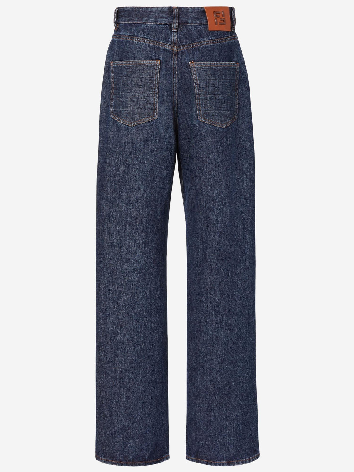 Wide Straight Jeans in Dark Rinse