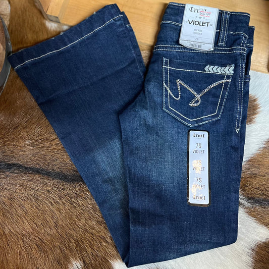 Chevron Violet Trouser | Cruel Girl