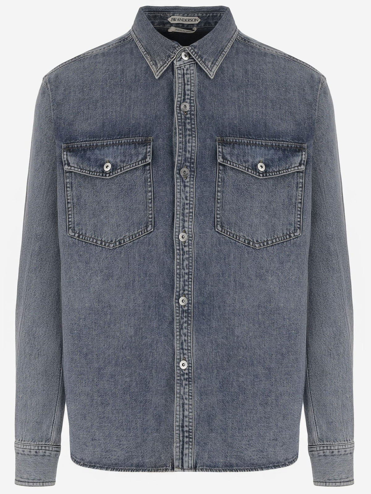 JW Anderson Cotton Denim Shirt With Logo