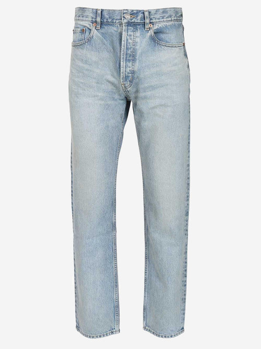 Straight Jeans in Light Denim