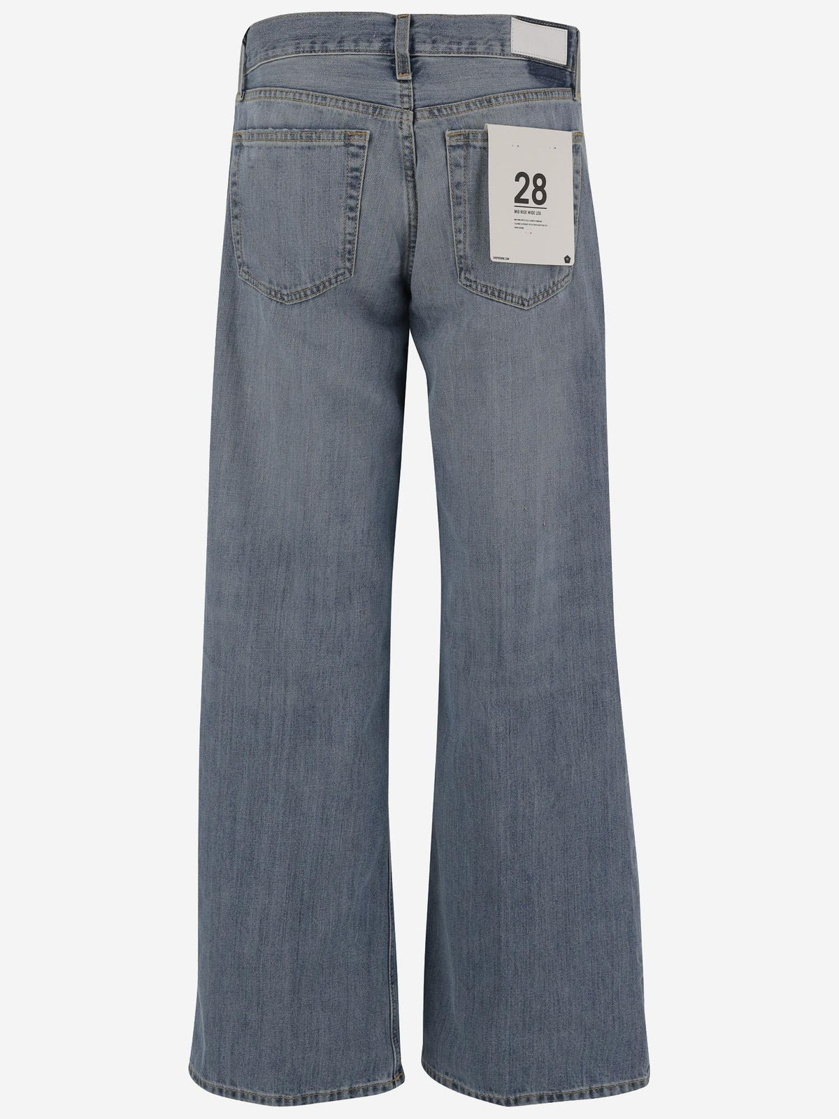 RE/DONE Cotton Denim Jeans With Classic Style, view 2