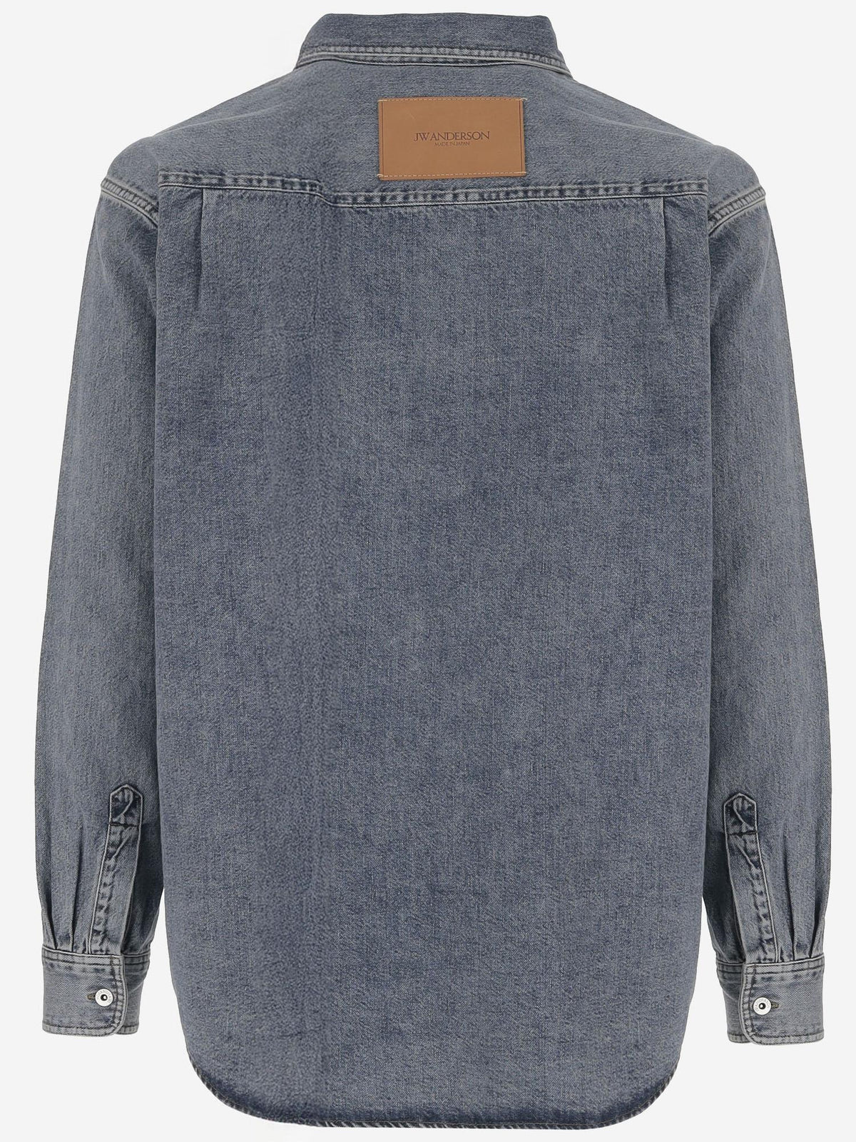 JW Anderson Cotton Denim Shirt With Logo, view 2