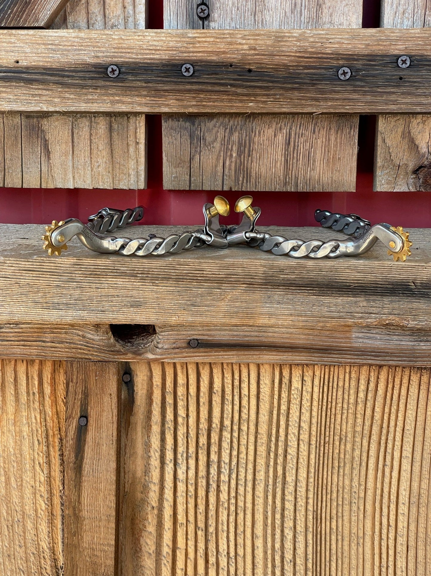 Ladies Silver Twisted Spur