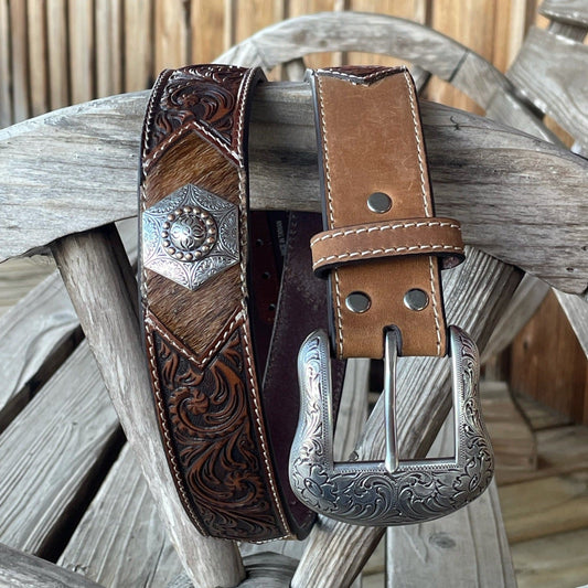 Calf Hair Belt | Nocona Mens