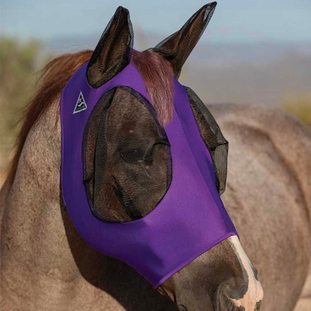 Lycra Fly Mask Purple