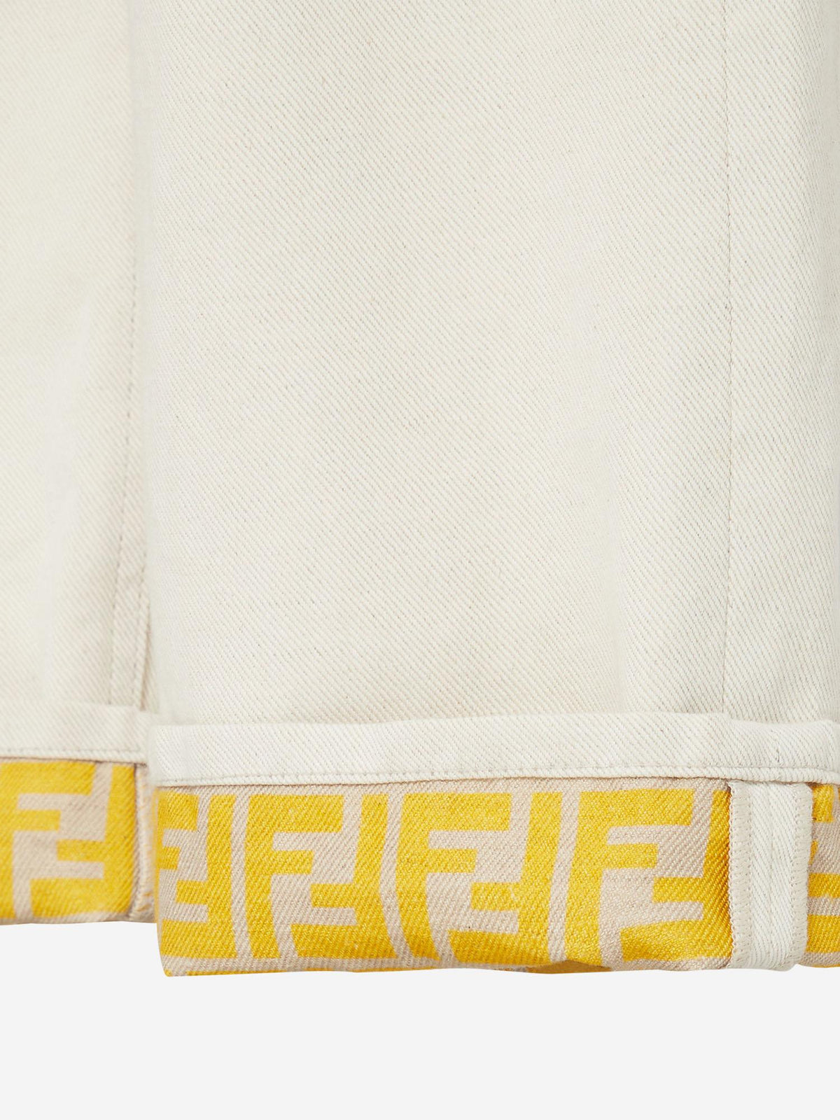Fendi Jeans Cotton-Linen Beige, view 2
