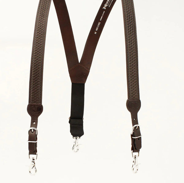 Dark Brown Gallus | Nocona Mens