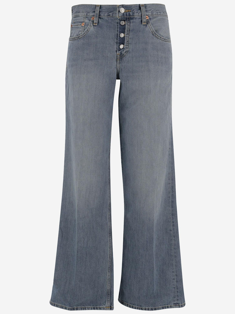 RE/DONE Cotton Denim Jeans With Classic Style