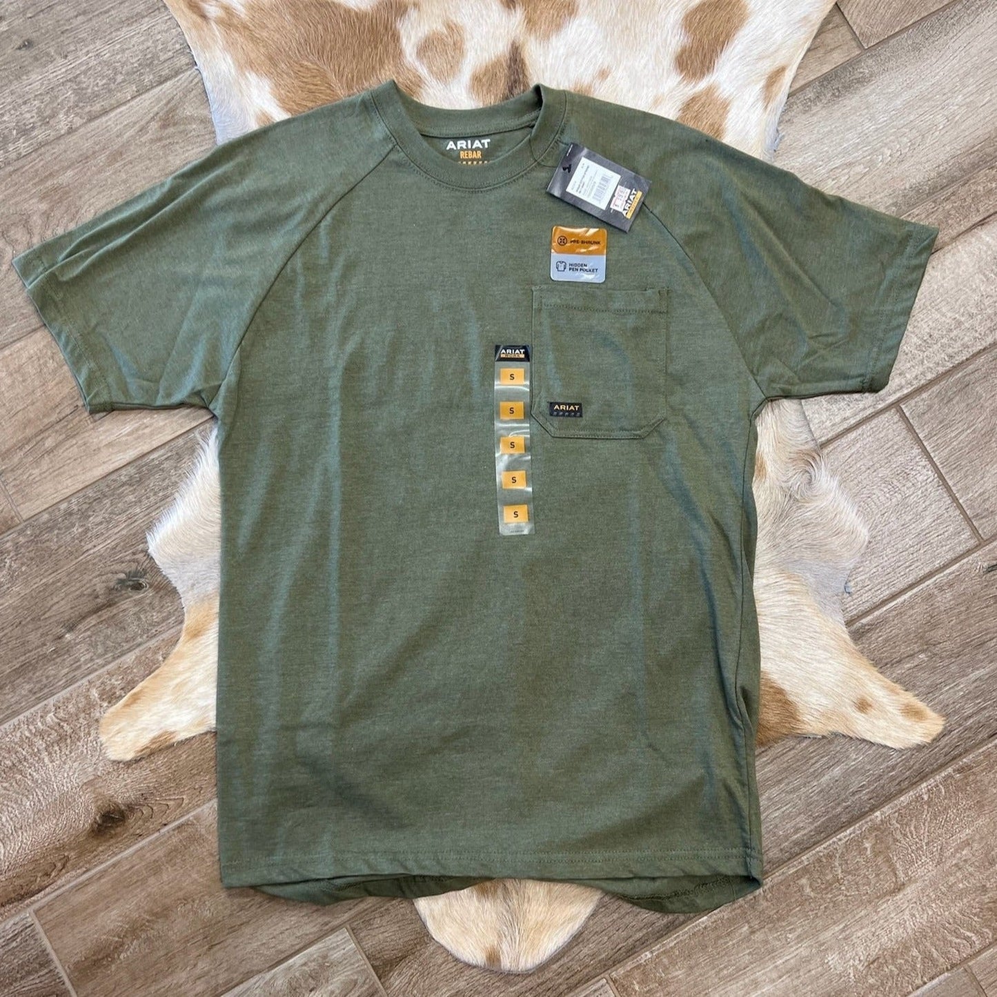 Olive Tee | Ariat Mens
