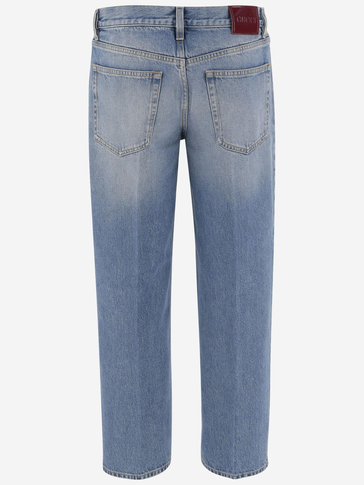 Straight Jeans in Faded Blue