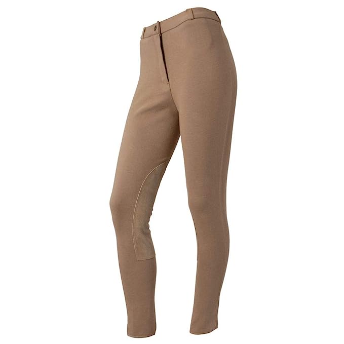 Womens Suede Knee Tan Breeches