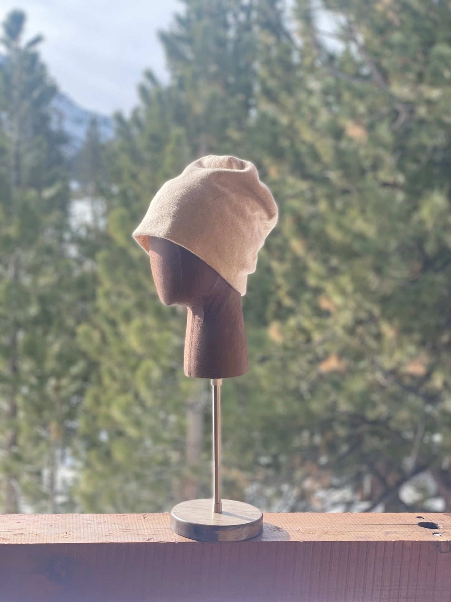 Hat: Muumtei Reversible 100% Cashmere