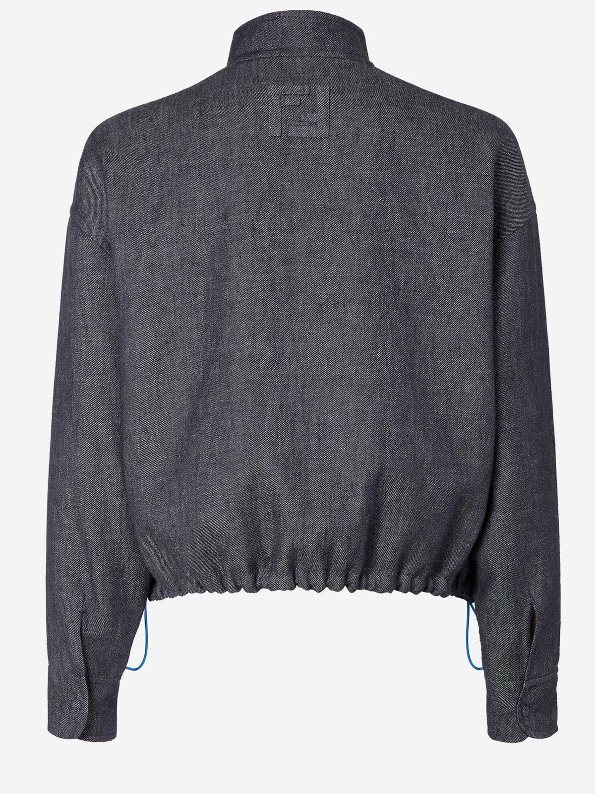 Jacket Reversible Linen-Cotton Dark Blue