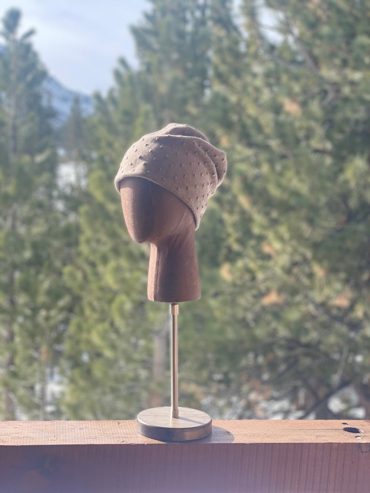 Hat: Muumtei Reversible 100% Cashmere