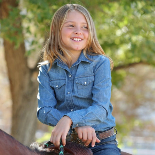 Denim Pearl Snap | Cruel Girl