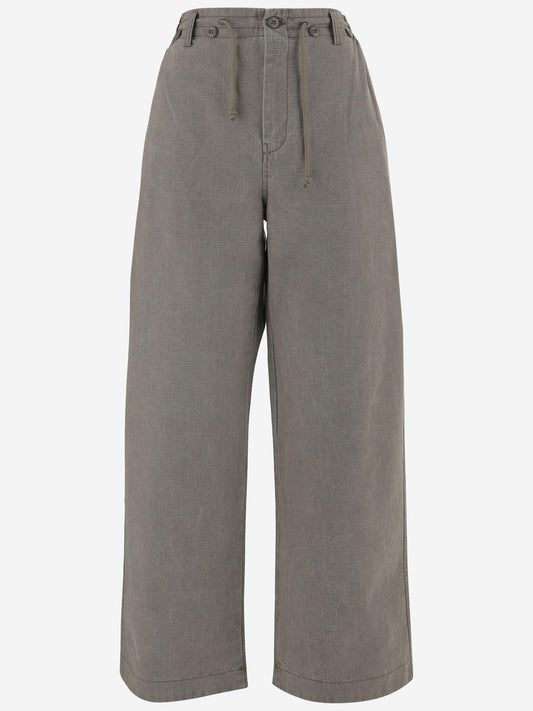 Drawstring Jeans in Grey