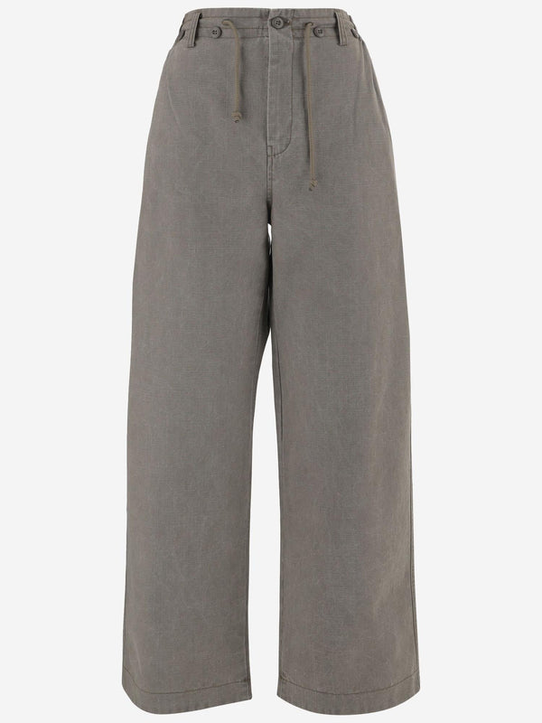 Drawstring Jeans in Grey