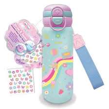 Hot Focus - Double Top Stainless Steel Water Bottle, Good Day