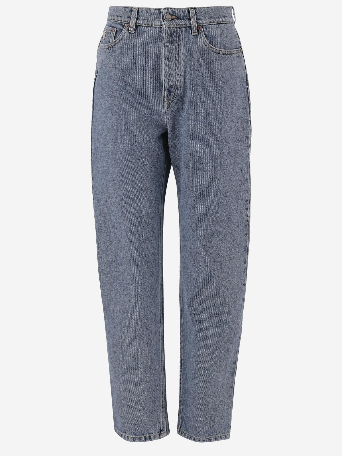 Straight Jeans in Grey-Blue