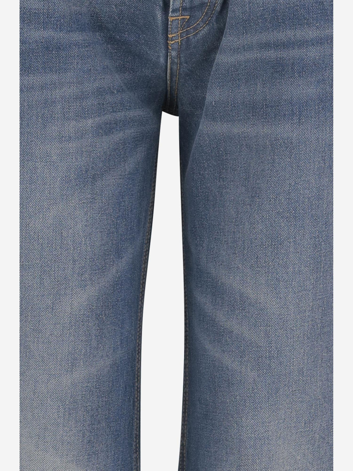 Flared Jeans in Washed Blue