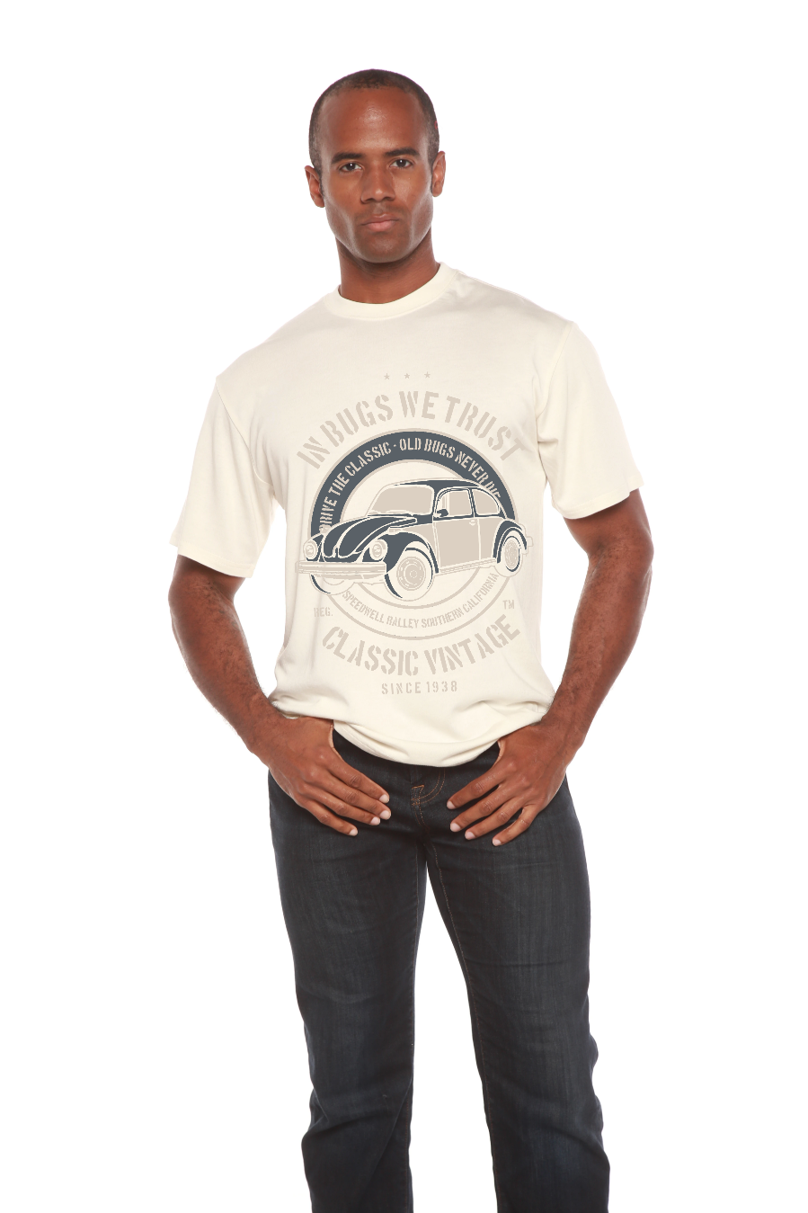 In Bugs We Men's Bamboo Viscose/Organic Cotton Short Sleeve Graphic T-Shirt