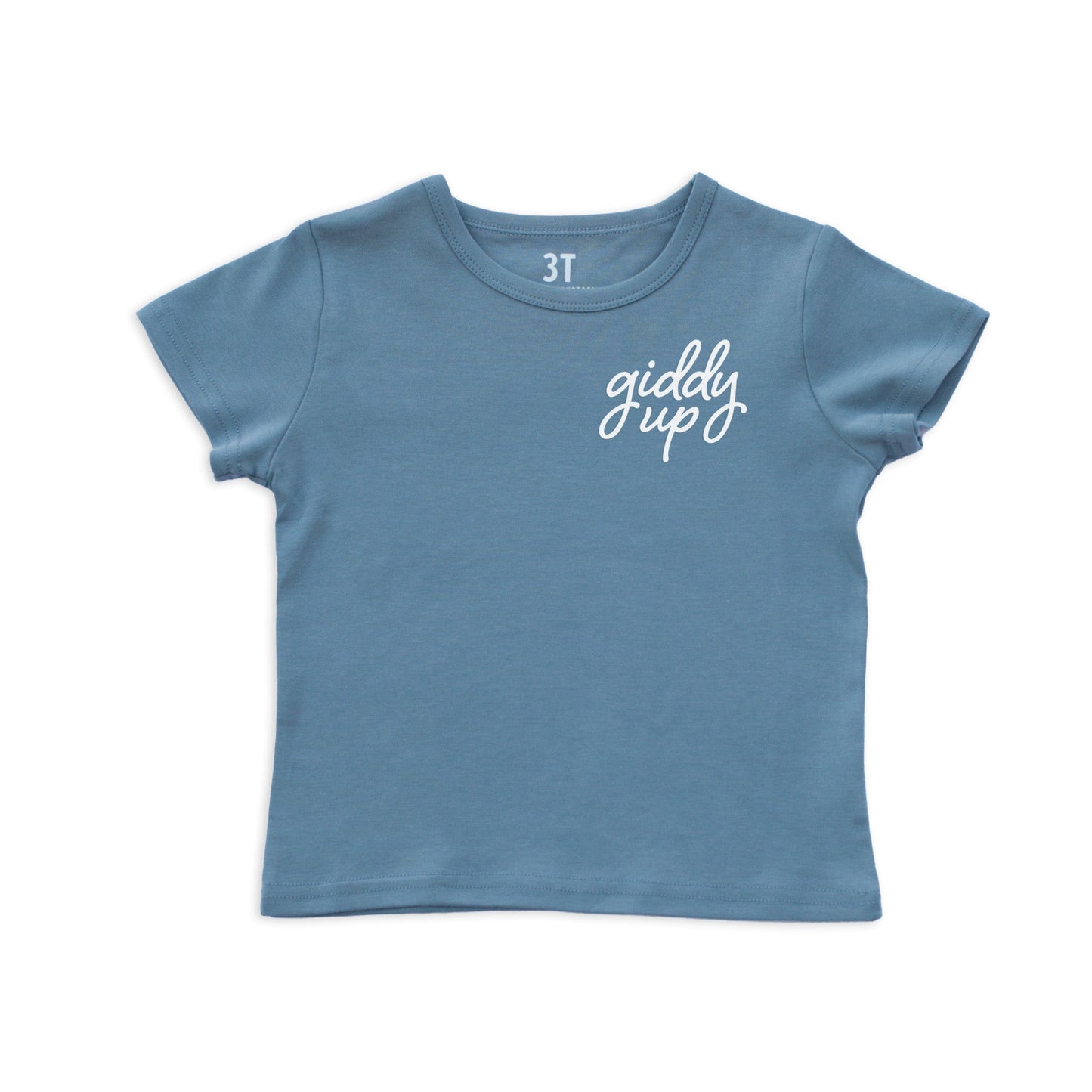 Giddy Up Stacked Kids Tee