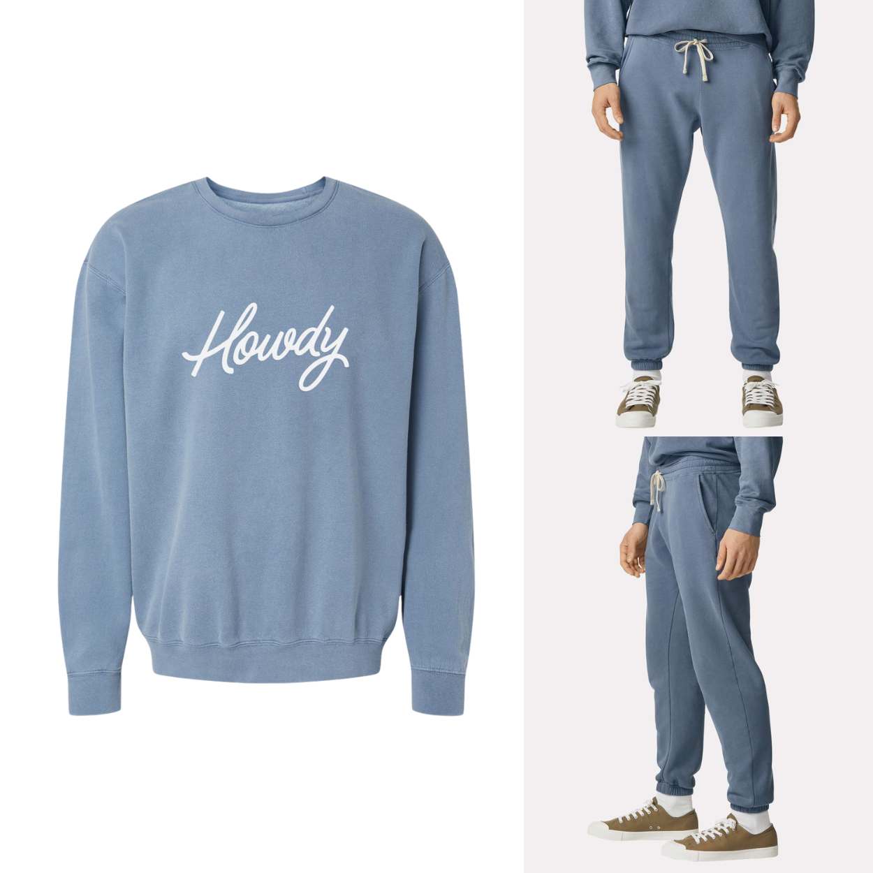 Howdy Cursive Washed Sweatshirt