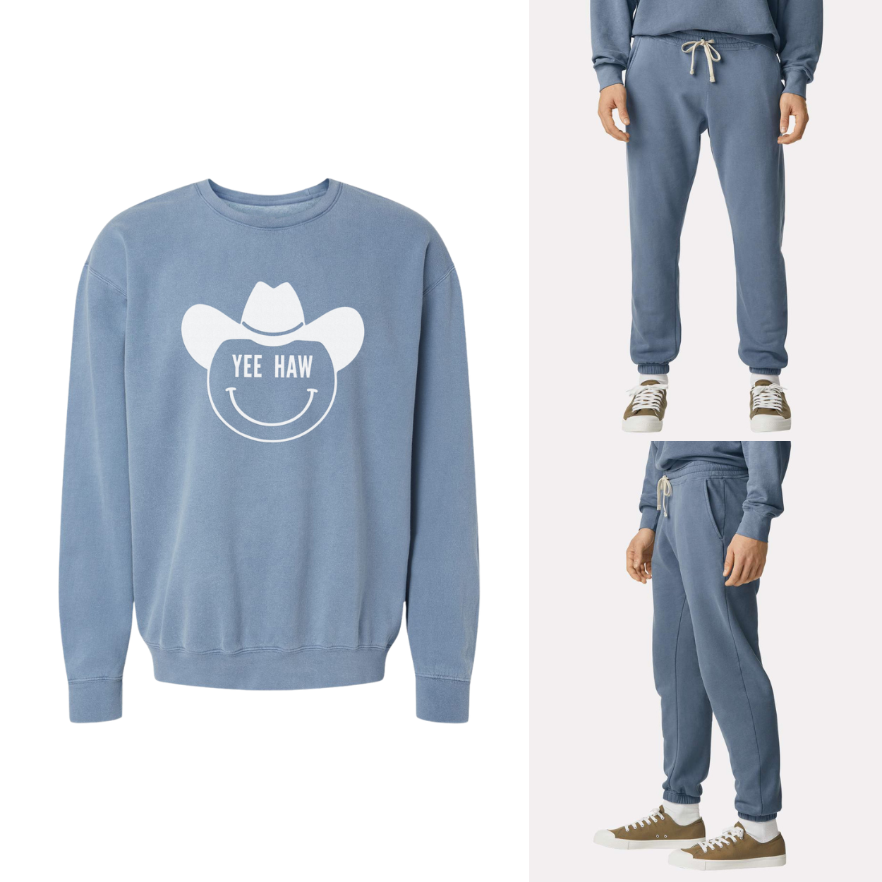 Yee Haw Cowboy Washed Sweatshirt