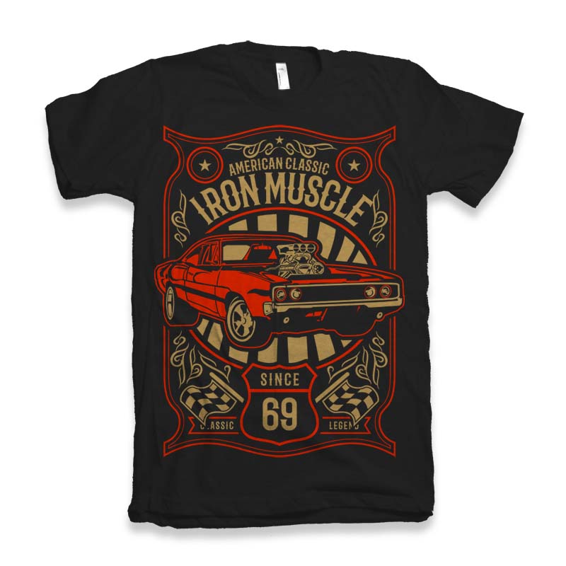 Iron Muscle Men's Bamboo Viscose/Organic Cotton Short Sleeve Graphic T-Shirt