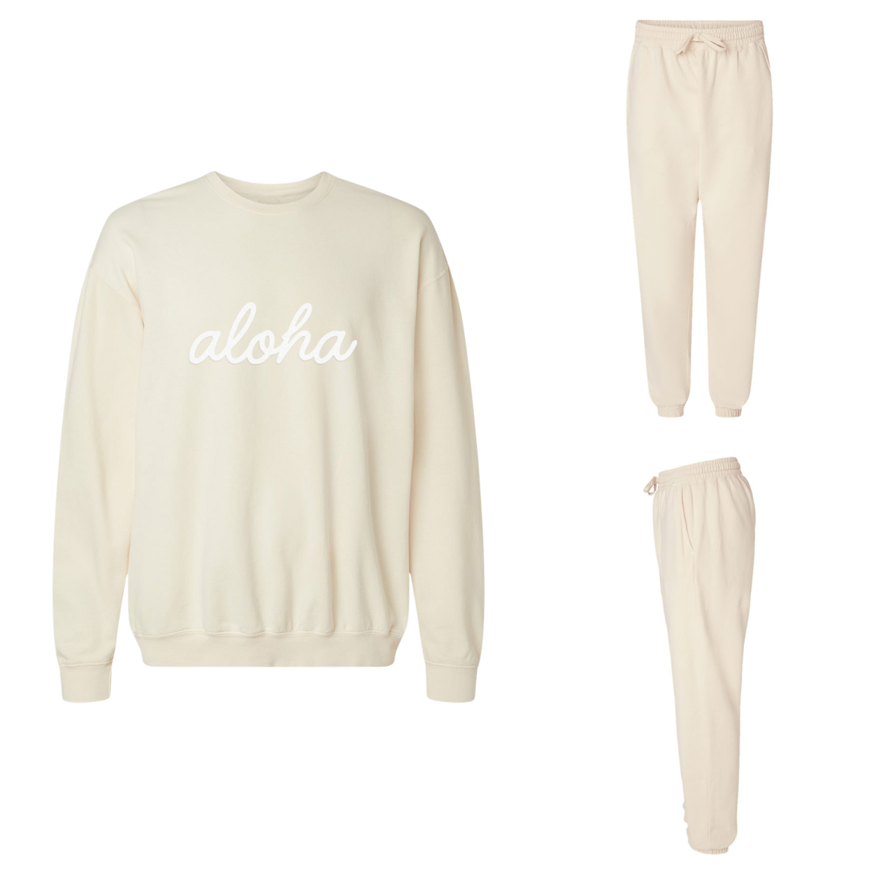 Aloha Cursive Washed Sweatshirt