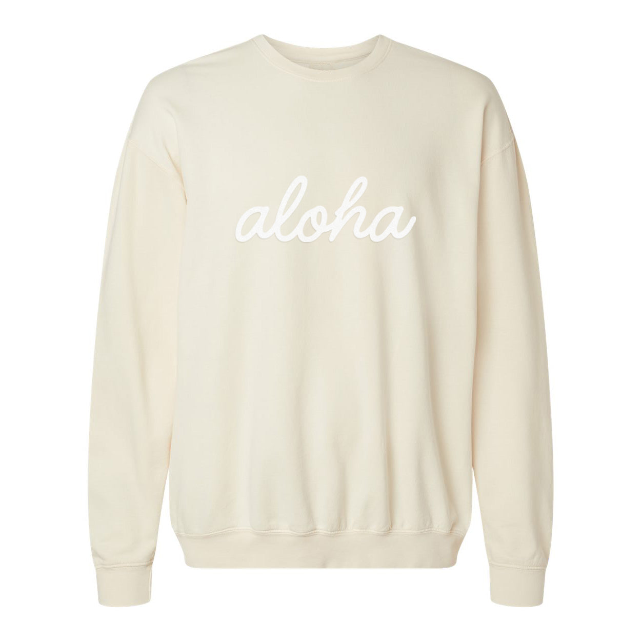 Aloha Cursive Washed Sweatshirt