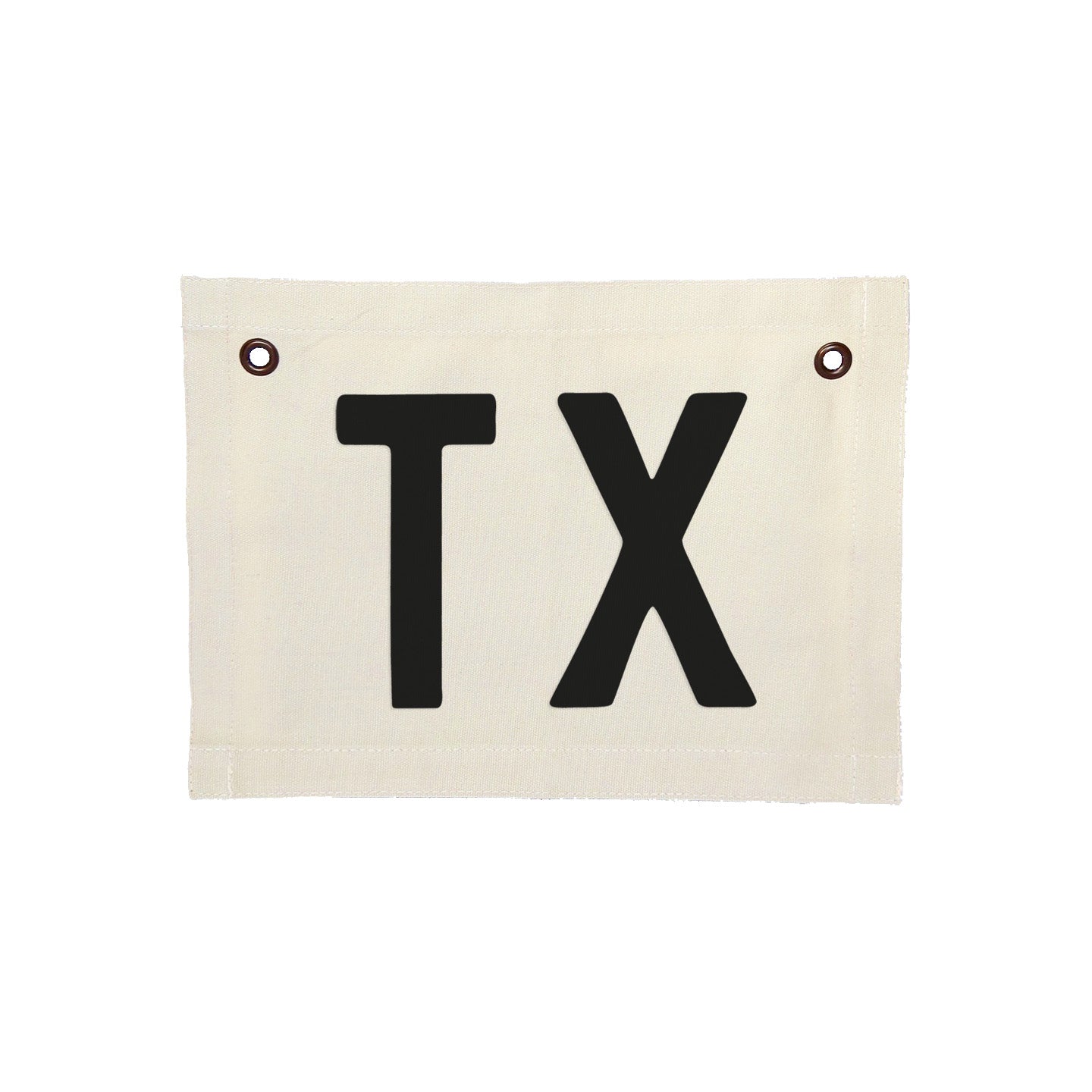 TX Small Canvas Flag