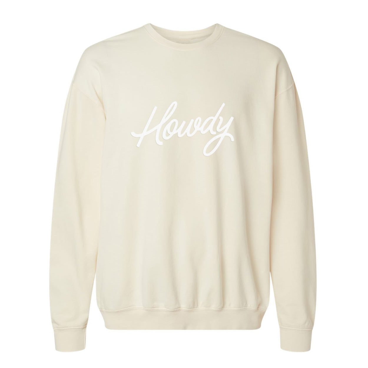Howdy Cursive Washed Sweatshirt