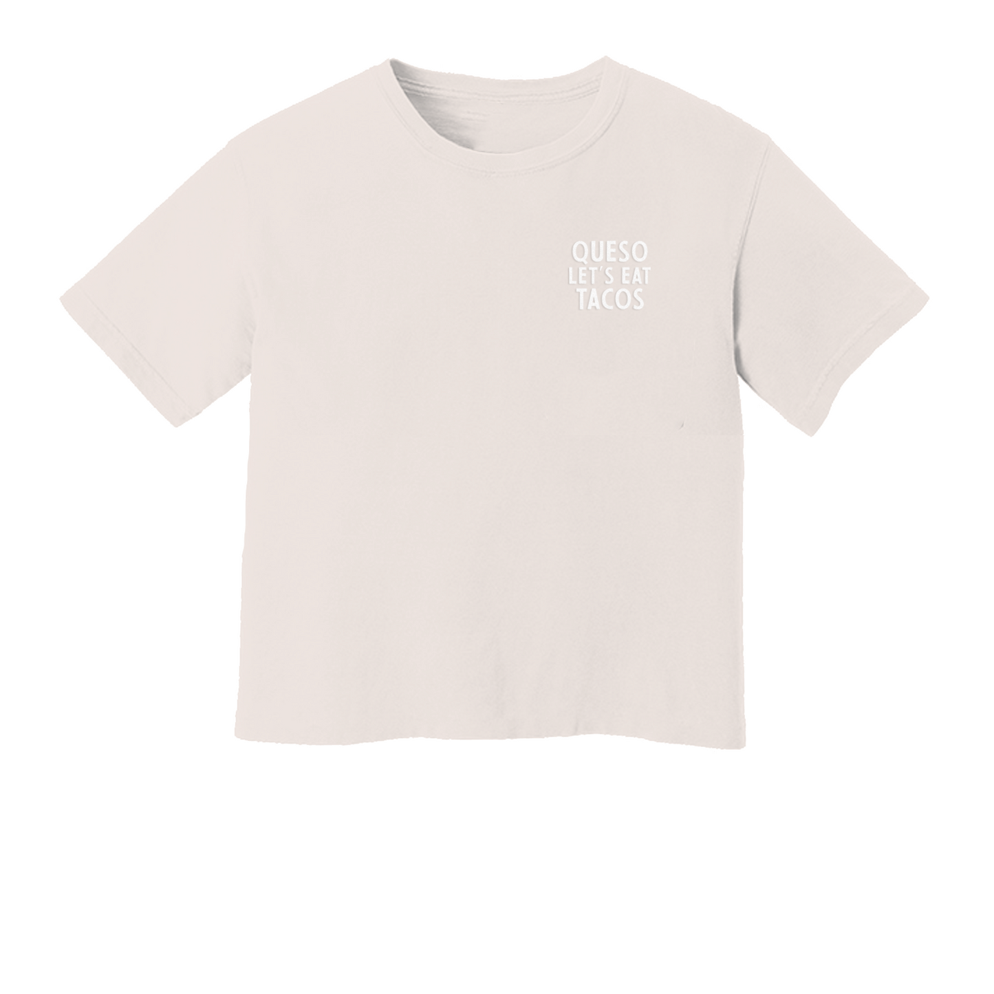 Queso Let's Eat Tacos Washed Tee