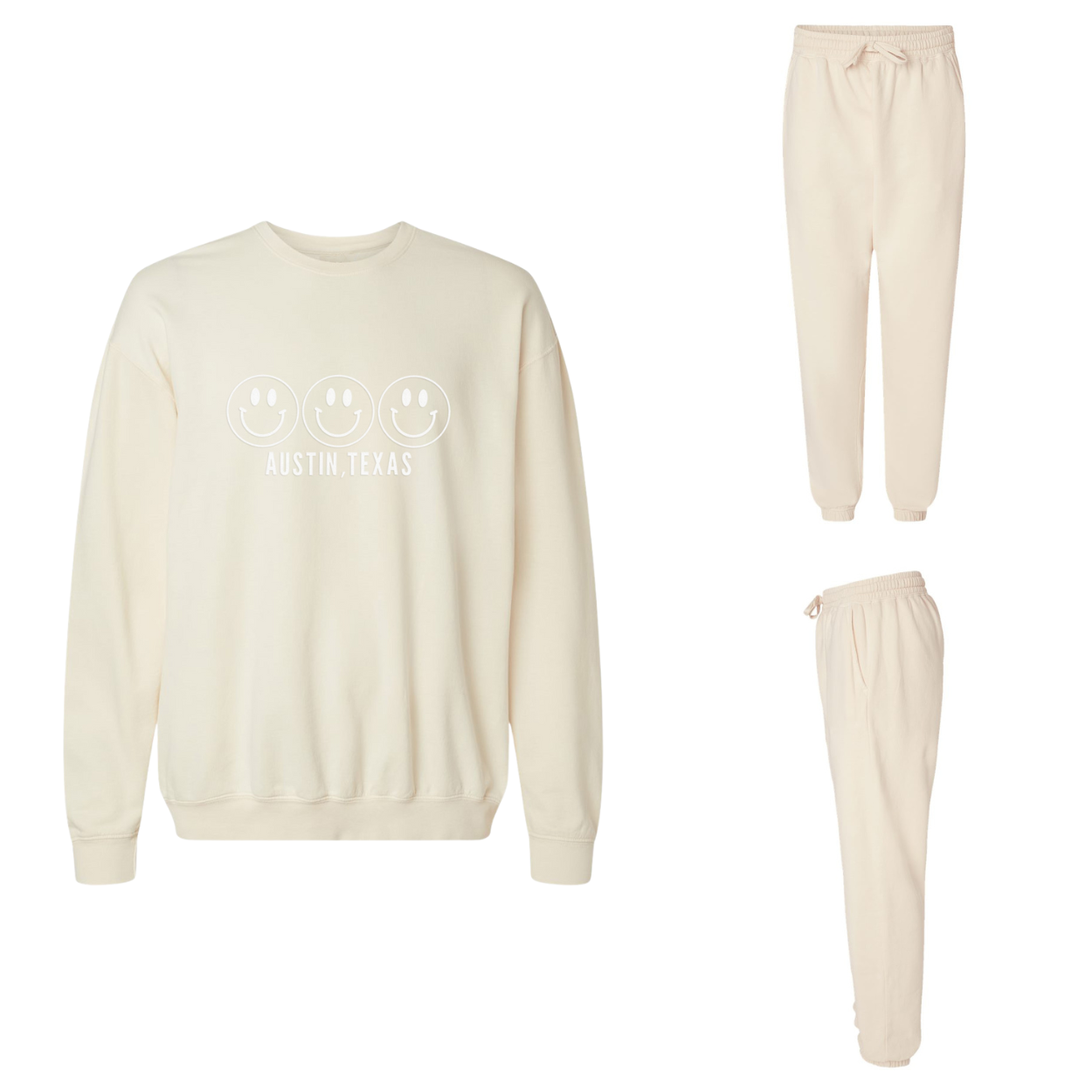 Smile Austin Texas Washed Sweatshirt