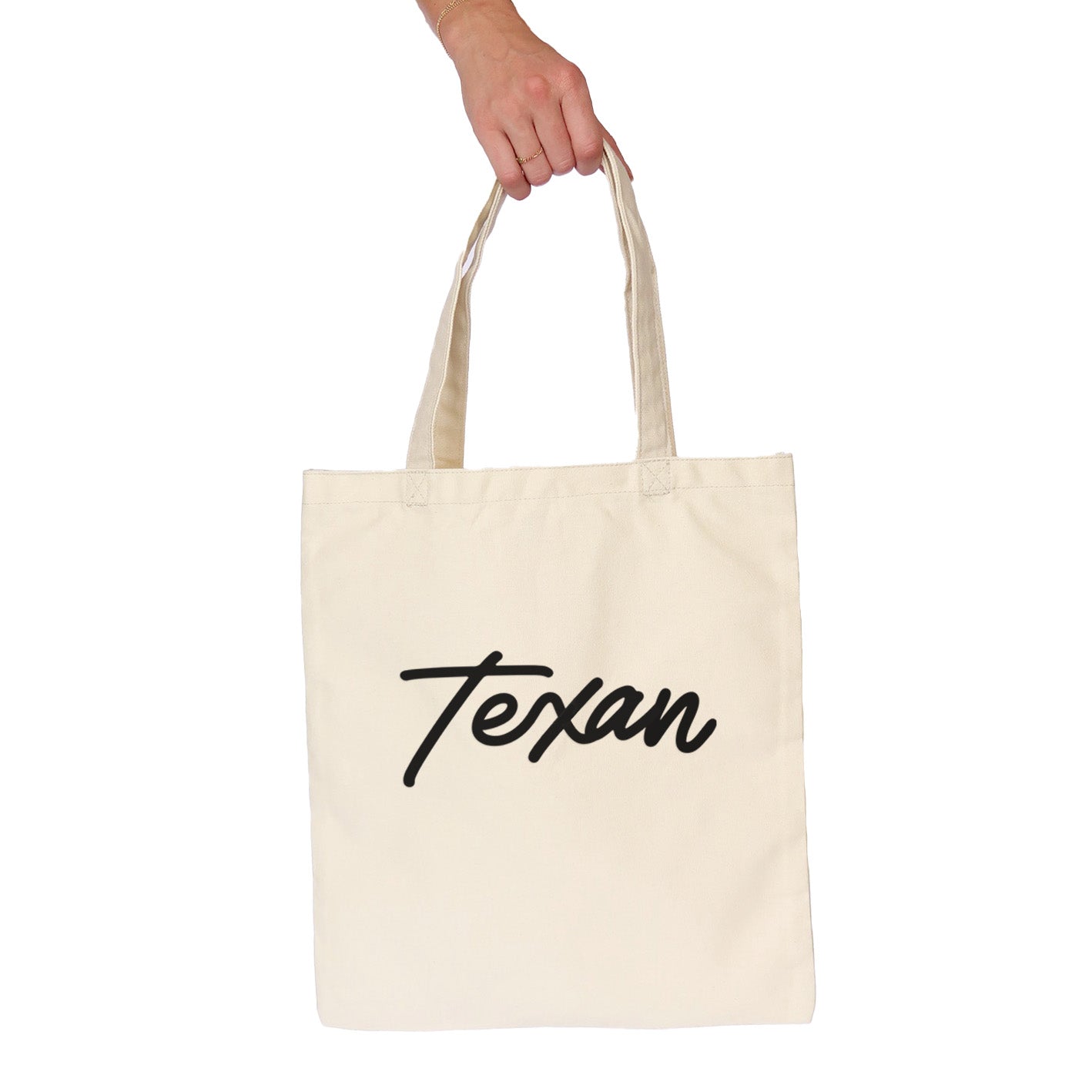 Texan Cursive Tote Bag