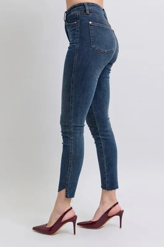 Trendsi Judy Blue High Waist Jeans Women's Everyday Denim Skinny Jeans Tummy Control