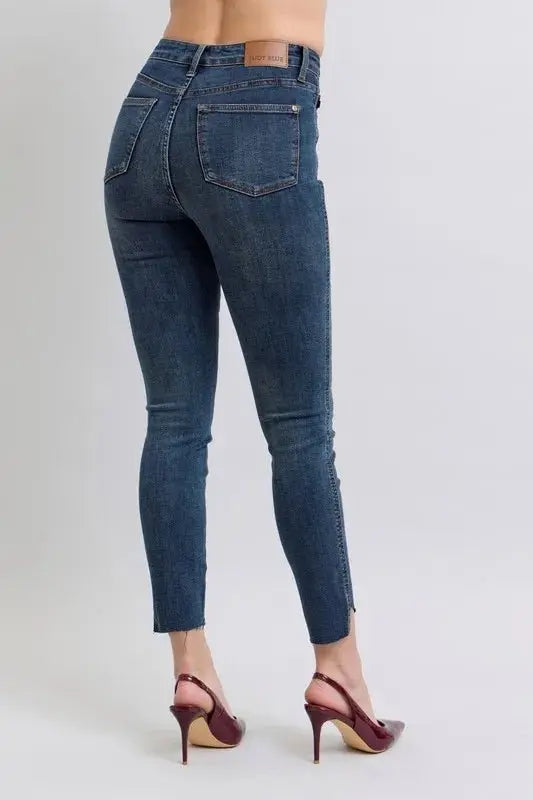 Trendsi Judy Blue High Waist Jeans Women's Everyday Denim Skinny Jeans Tummy Control