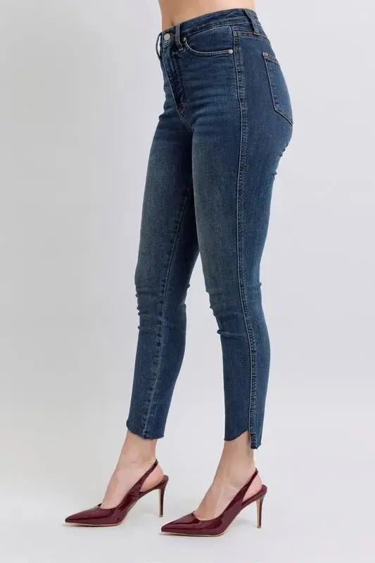 Trendsi Judy Blue High Waist Jeans Women's Everyday Denim Skinny Jeans Tummy Control