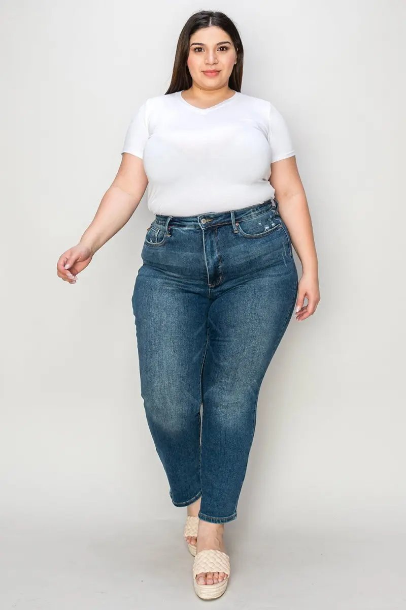 Trendsi Judy Blue Jeans Women's High Waist Slimming Tummy Control Denim