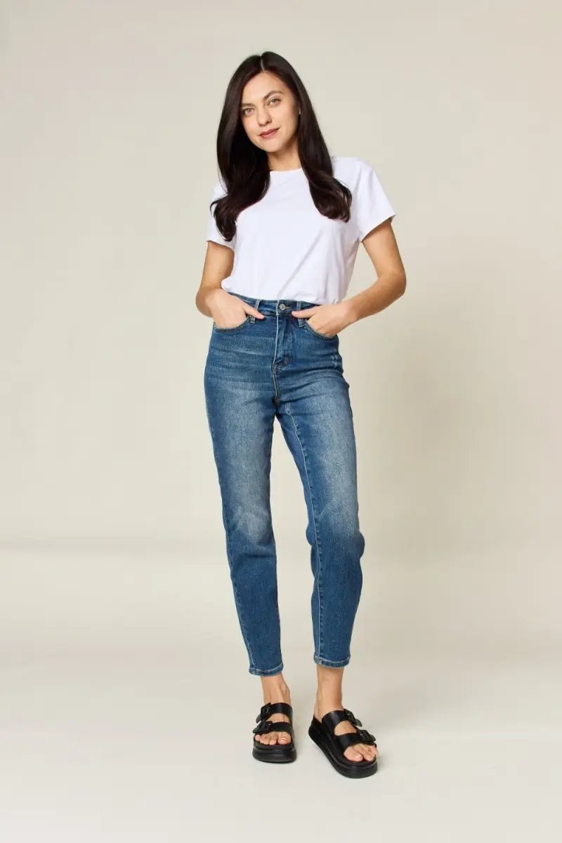 Trendsi Judy Blue Jeans Women's High Waist Slimming Tummy Control Denim