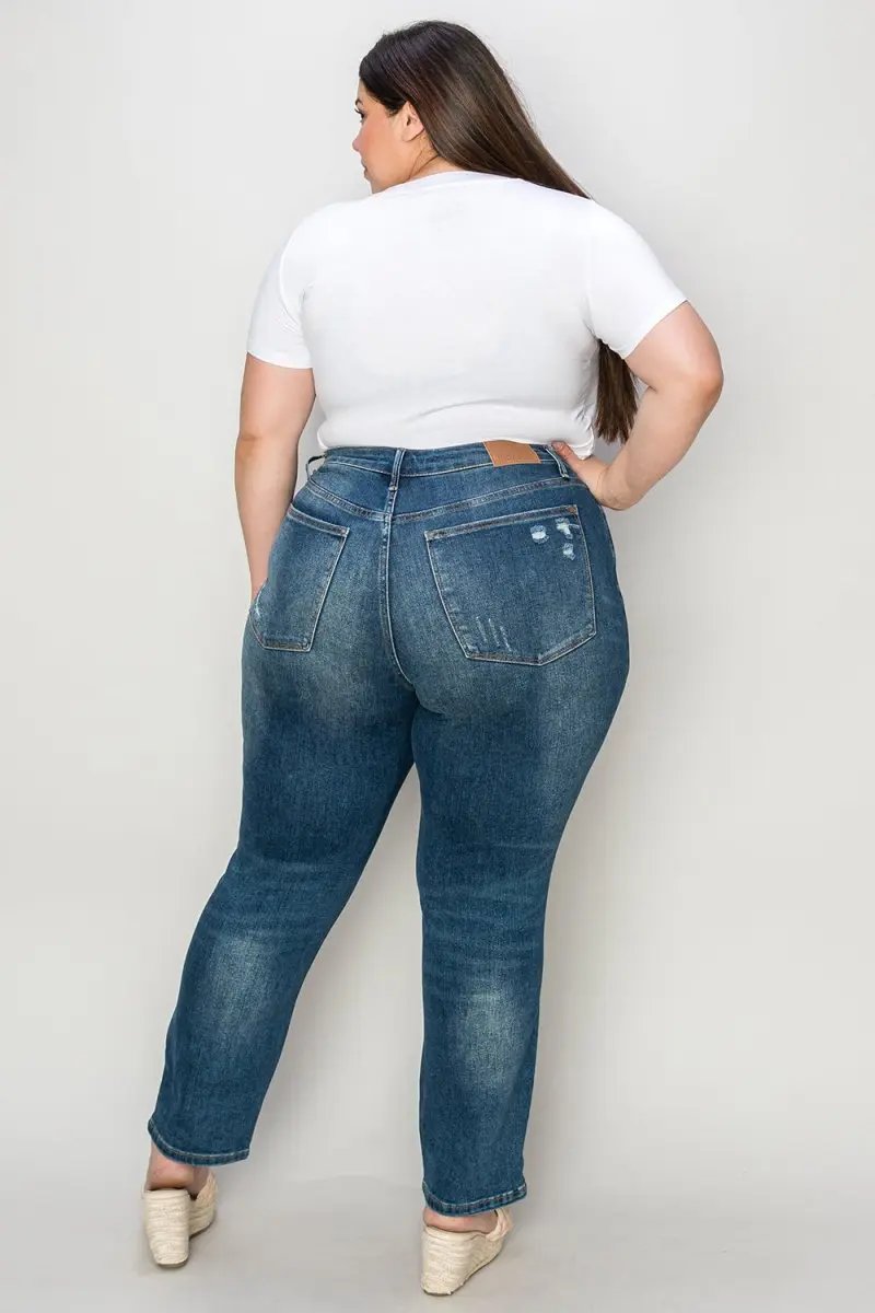 Trendsi Judy Blue Jeans Women's High Waist Slimming Tummy Control Denim